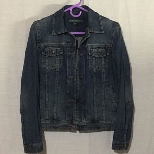 Lauren Jeans Co. Denim Jacket Riveted Buttons